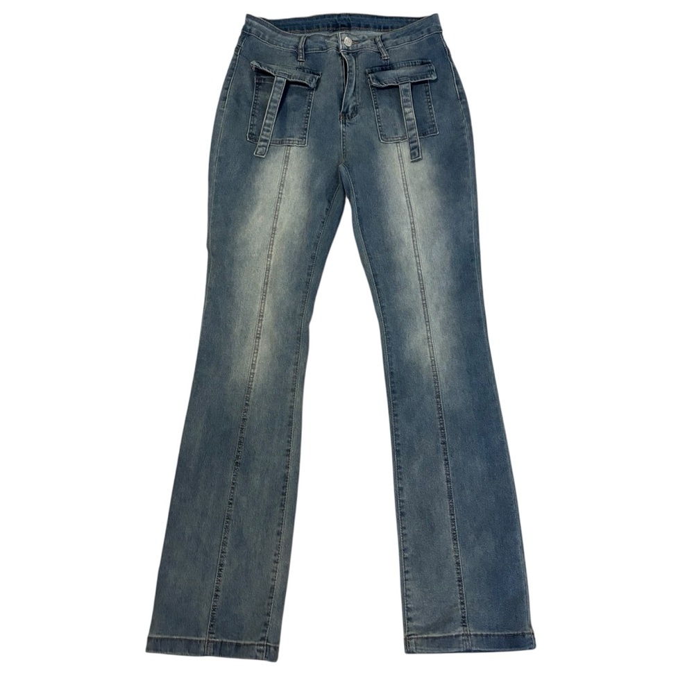 SHEIN Flare Blue Y2K Jeans Size 32